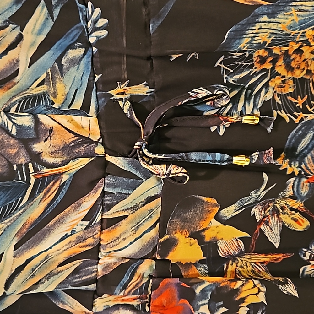 Brand unknown Long Black Floral Sundress Size 2xl - Picture 5 of 11